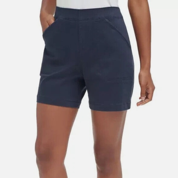 Nautica Women’s High-Rise Stretch Pull-on Shorts - Picture 1 of 8